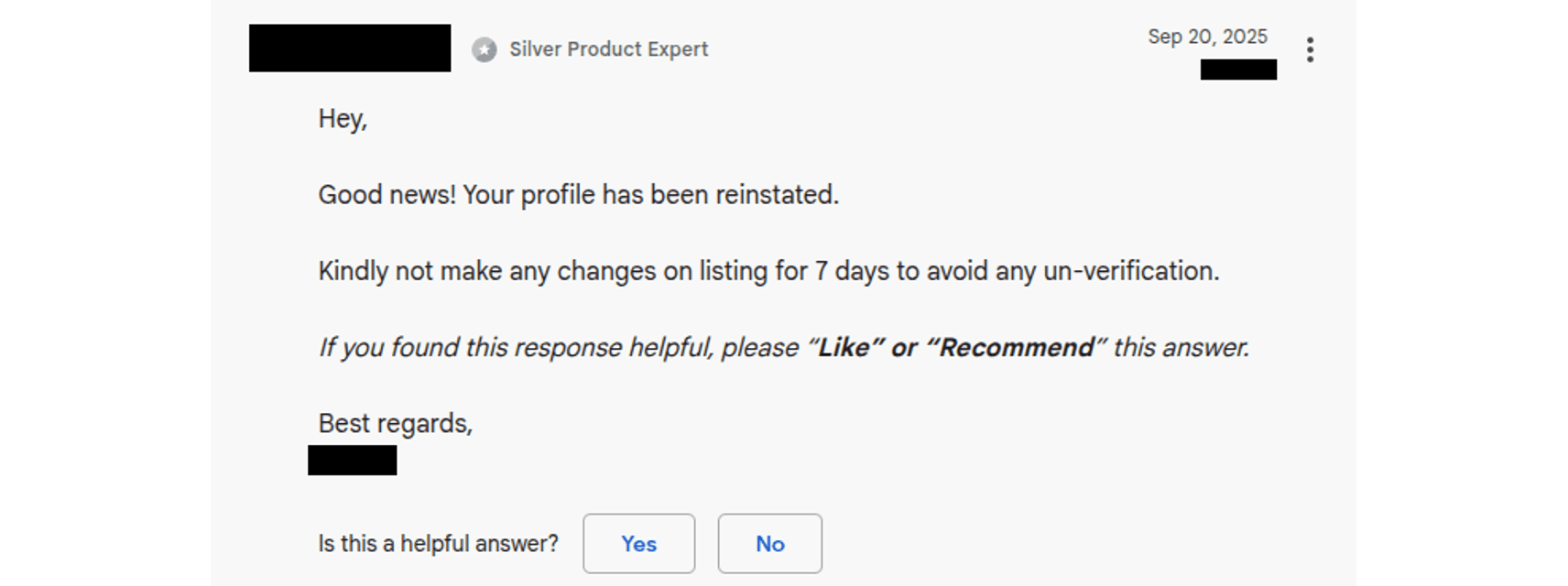 google
            reinstatement statement