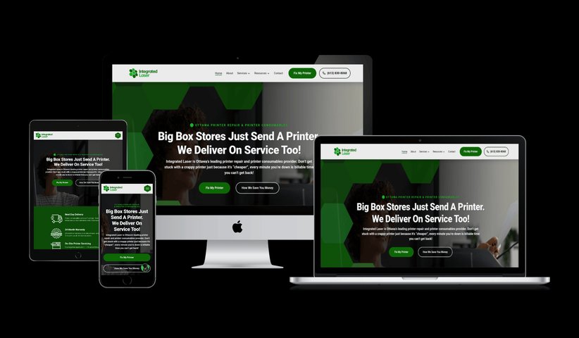 Integrated Laser website