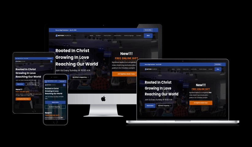 Motion Church website